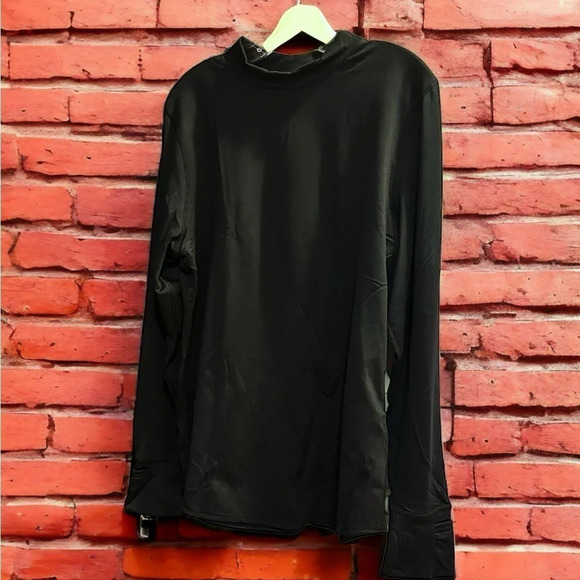 Climate Right By Cuddl Duds Women’s Long Sleeved Plush Warmth Mock Neck Top - Picture 3 of 9